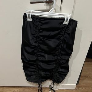 Forever 21 Long ruched skirt